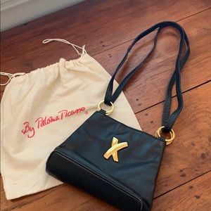 Paloma Picasso black leather purse